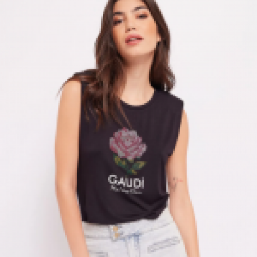 camiseta rose black gaudi2