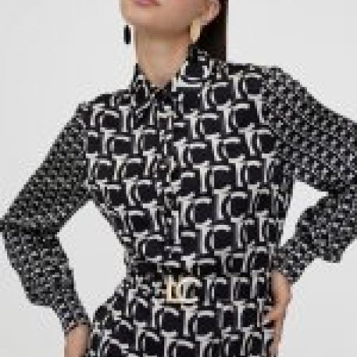 camisero monograma black and white lola