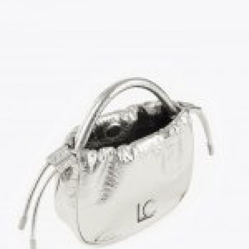 bandolera semisaco plata lola4