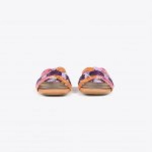SANDALIA PLANA SNAKE PRINT MULTICOLOR DE LOLA CASADEMUNT
