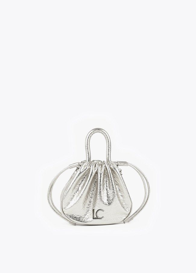 bandolera semisaco plata lola