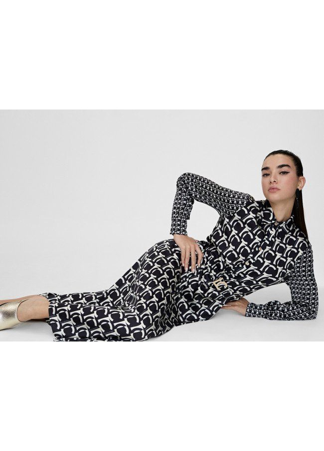 camisero monograma black and white lola4
