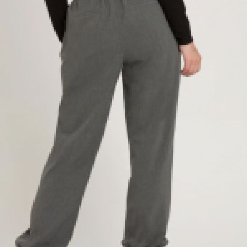 PANTALÓN GRIS CON GOMA EN CINTURA Y PUÑOS DE NAF NAF