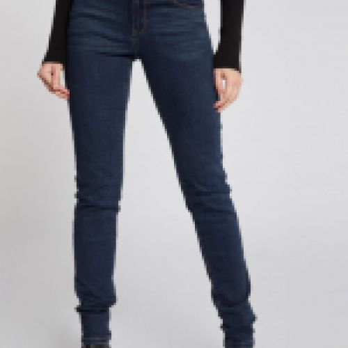 Vaquero básico 5 bolsillos slim fit de talle medio alto