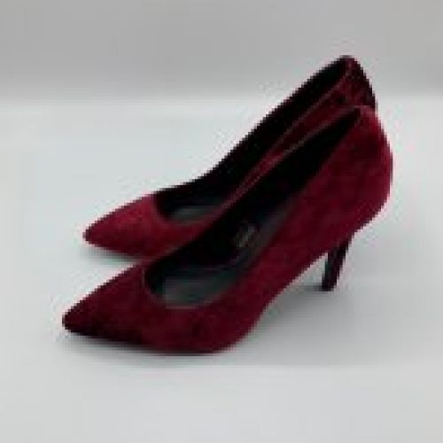 STILETTO TERCIOPELO GRANATE MORGAN DE TOI