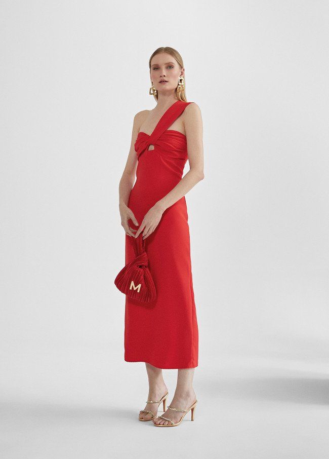 vestido red asimetrico lola