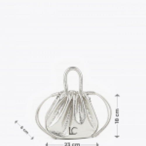bandolera semisaco plata lola5