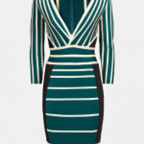 VESTIDO DE PUNTO ENTALLADO GUESS BY MARCIANO
