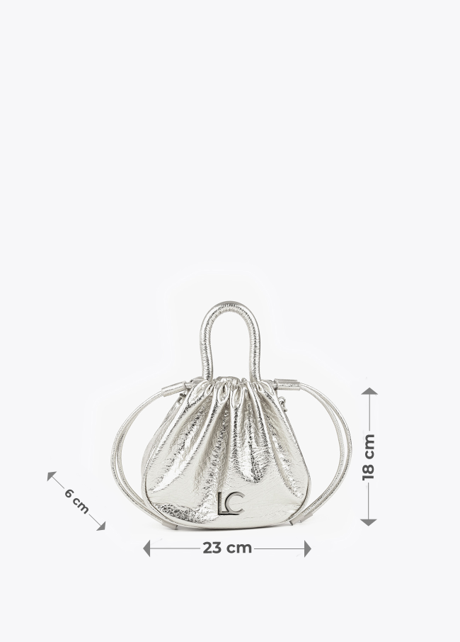 bandolera semisaco plata lola5